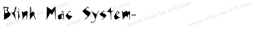 Blink Mac System字体转换